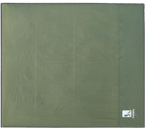 Bringsine Bringsine Waterproof Camping Tent Tarp-95x83,4 in 1 Multifunctional Tent Mat Footprint for Camping,Hiking and Picnic,Ultralight & Foldable+Tent Stakes (Green, 95 x 83)