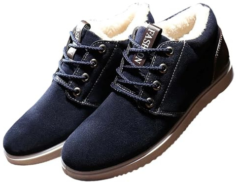 Genérico Hombre Botas Mujer Botines Invierno Con Forro De Piel Impermeables Zapatos Caliente Botines Calientes Trekking Suela Antideslizante Cómodo Y Suave Sneakers Calientes Botines