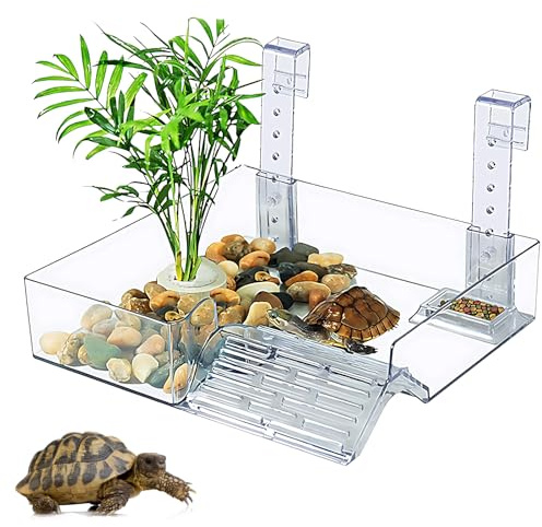 Plataforma Acrílica para Tortugas, Plataforma Colgante para Tortuga
