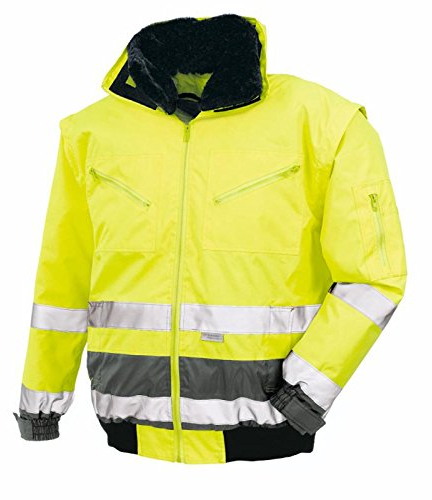 Texxor Vancouver Warnschutz-Pilotenjacke Farbe: leuchtgelb-grau 4106 Gr: XXXXL