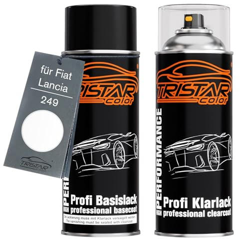 TRISTARcolor Billack sprayburk för Fiat/Lancia 249 Bianco Banchisa +1K