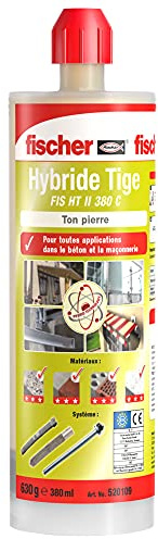 Resina híbrida FIS HT II 380C Ton Pierre FISCHER - 520109