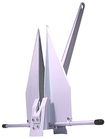 MarineNow Aluminum Fluke Anchor (EX-4 16'-27' Boats 4lbs)