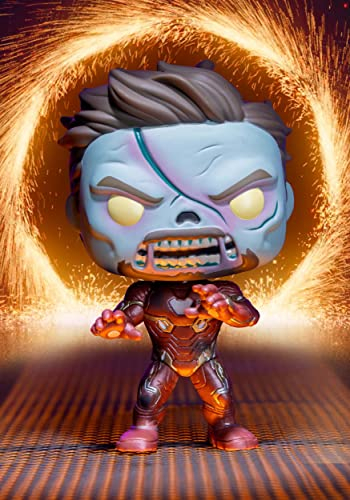 Funko POP! Marvel - What If - Zombie Iron Man - Marvel What If - Collectable Vinyl Figure - Gift Idea - Official Merchandise - Toys for Kids & Adults - TV Fans - Model Figure for Collectors