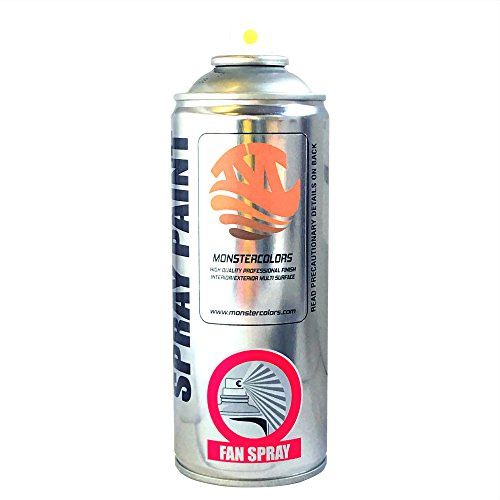 Monster Premiere Matt Finish Spray Paint, all purpose interior/exterior, art, crafts, auto, home furniture, 400ml Ral 7035 (Light Grey)
