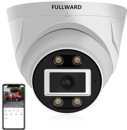FULLWARD 5MP PoE Dome Camera, IP66, Outdoor, Smart Detection, Audio, DC-003