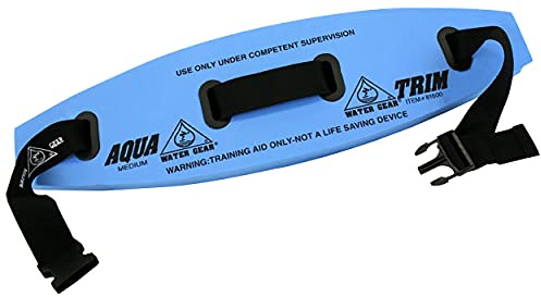 Water Gear Aqua Trim Flotation Belt - Water Exercise Equipment - Designed to Fit Your Body Type - Fully Adjustable Nylon Belt - Medium