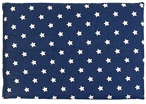 Coussin aux graines de lin - bleu étoilé - 30x20cm - Coussin thermique - Bouillotte chaude ou froide - Coussin aux graines