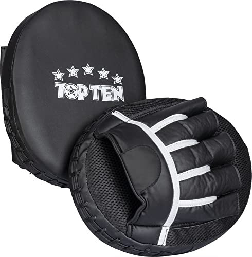 Handpratzen „Basic“ - gerade, schwarz, Focus Mitts, Schlagpolster