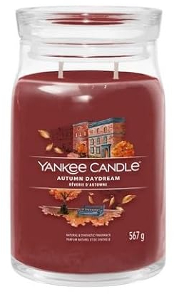 Yankee Candle, Autumn Daydream Large Jar, Eucalyptus Woods Scent, 60-90 hours burn time