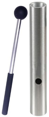 TUOREN Tubo Wah de aluminio con mazo batidor de instrumentos de percusión Wah, juego de sonidos