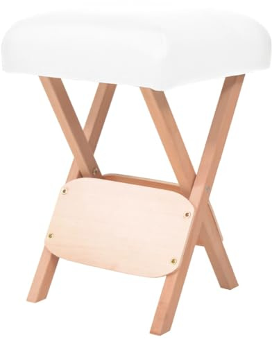 Générique Tabouret de Massage Pliant avec siège 12 cm d'épaisseur Blanc,Santé & beauté,Hygiène personnelle,Massage & Relaxation,Fauteuils de Massage,Blanc,3.05 KG,110148
