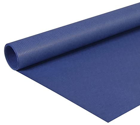 Clairefontaine 195763C Rolle (färbiges Kraftpapier, 10 x 0,7 m, 65 g, PEFC, ideal für Ihre Bastelprojekte) 1 Stück marineblau
