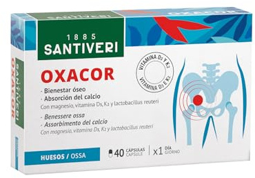 Santiveri - Oxacor K2 Cibo Supplemento Capsula - 40 Capsula, 40 unità, 1