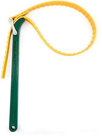 QWORK® 375mm Bandschluessel, Ölfilter-Bandschlüssel, 980 mm, Ø max. 260 mm