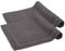 Komfortec Badvorleger Set 2 Teilig, Frottee Duschvorleger, Waschbar Duschmatte & Badteppich, 800 g/m² &100% Baumwolle, Saugfähig & Schnelltrocknend, 50 x 80 cm, Anthrazit Grau