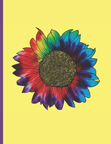 Sunflower Notebook: Blank, Wide Lined Pages for Sunflower Lovers