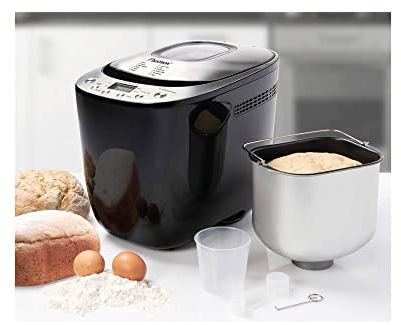 BESTRON Machine à pain Noir/argenté