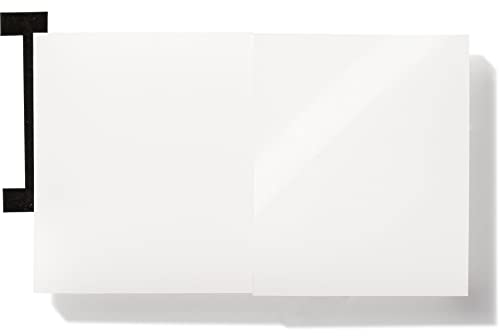 PLEXIGLAS® Satinice SC weiß, einseitig satiniert, vielfältig nutzbare Acrylglasplatte für Lichtobjekte und Beleuchtungszwecke, 3,0 x 250 x 500 mm, milchig-weiß (WH02SC)