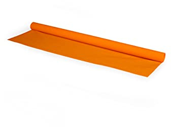 Sadipal 1545004 Papel crepé 0,50 x 2,50 m 40 g/m² naranja, ampliamente utilizado en floristería para arreglos florales, decoraciones de fiesta infantil, recuerdos de boda y todas las líneas escolares