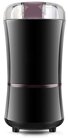AYLSPU Molinillo de café eléctrico Mini de 400 W con Cuchilla de Acero Inoxidable y Molinillo de café para Especias, Pimienta, Hierbas, Frutos Secos, Color Negro