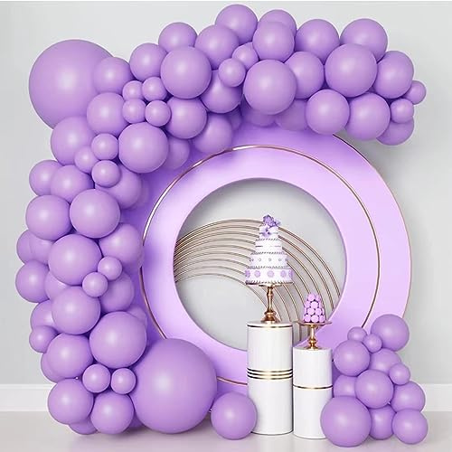 Ballons Violet,84 Ballons Guirlande Violet,18 12 10 5 pouce Violet Arche Ballon Anniversaire, Kit Arche Ballon pour Anniversaire Decoration Mariage Baby Shower Bapteme