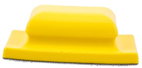 MAGICLULU Blocco Abrasivo Quadrato Manuale Blocco Abrasivo Per Verniciatura Tampone Per Levigatura Portatile Design Disco Autoadesivo Realizzato in Robusta Plastica e Materiale Pu