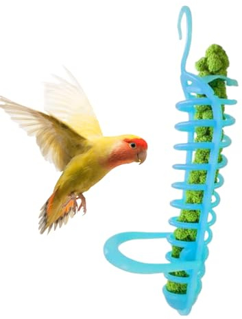 d'alimentation - Porte-Aliments à Oiseaux | Stand de Perche d'oiseau | Conteneur de Millet pour la Cage | de Millet de panir Creux Jouet | Design de Conception de Crochet Fournitures po