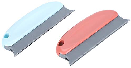 Spazzola depilatoria per animali domestici, 2 pezzi Spazzola per depilazione universale per cani e gatti Pettine per depilazione per animali domestici Spazzola per pulizia per cani e gatti