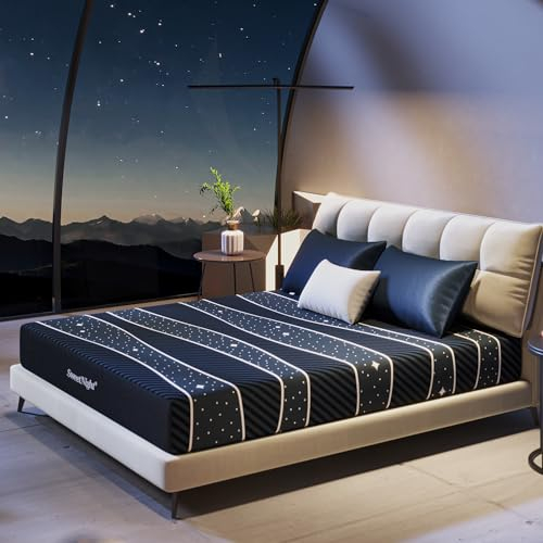 Sweetnight Matratze 180x200 H3 Taschenfederkernmatratze Öko-Tex Zertifiziert 7 Zonen Matratze fest Höhe 20cm Federkernmatratze mit atmungsaktiver Bezug(180x200x20cm)