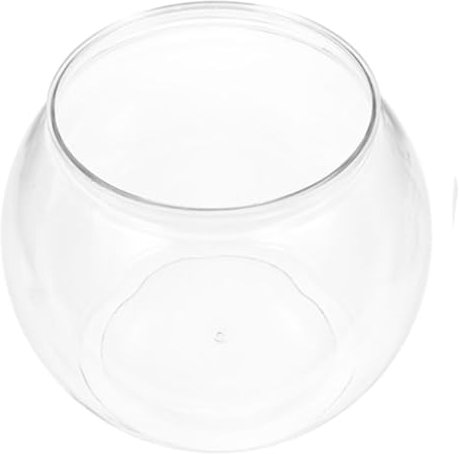 Yardwe Transparentes Aquarium Rundes Aquarium Mini- Qualle Dekorationen Für Aquarien Wasser Schüsseln Futterspender Blase Luft Mehrere Container Großes Fischglas Korb Das Haustier