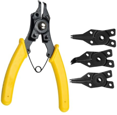 Homoyoyo Herramientas De Alicates Para Anillos De Retención Alicates De Resorte De Alta Resistencia Para Removedor De Anillos Herramientas Mecánicas Para Extracción