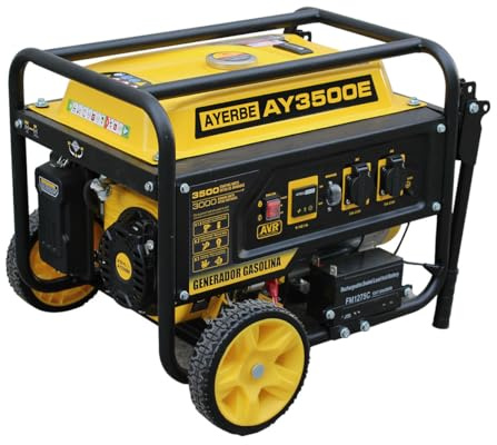 Generador gasolina 3500 W con motor Kiotsu OHV Stage V arranque eléctrico y AVR cobre