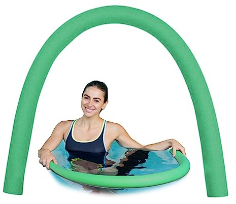 Peosaard Swimming Noodle, Pool Noodles 2.6x60 Inch Hollow Foam Pool Swim Noodle Lightweight Foam Noodles for Kids Floating Swimming Green, Swim for Kids