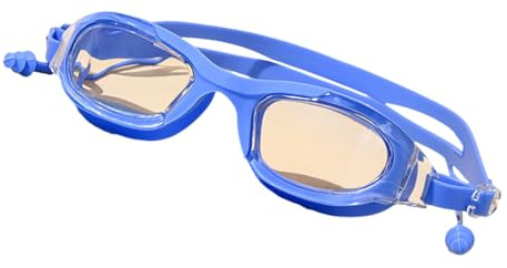 AOOOWER Swimming Glasses For Adult Woman Man Diving Goggles Practical Swim Leakproof Eyewears With Ear Plugs Glasses With Ear Plugs Leakproof Swim For Man