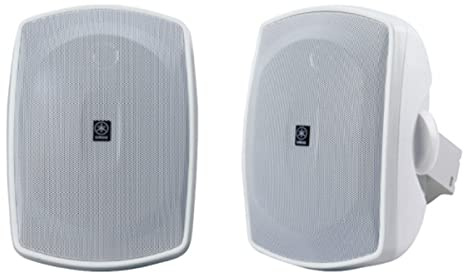 YAMAHA NS-AW190WH 2-Way Indoor/Outdoor Speakers (Pair, White)