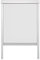 Lichtblick Dachfensterrollo Thermo-Rollo Skylight, Verdunkelung, stufenlose Bedienung, mit Seitenschienen, Passgenau für Velux-Dachfenster Weiß,61,3 x 116,0 cm (M08) (B x L)