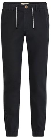 BLEND Lennik Pantalón De Lino Largo, tamaño:XL, Color:Black (70155)