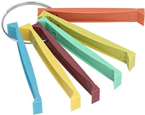 Jadeshay Ensemble de Peignes à ailettes-Accessoires de climatiseur, Trousse d'outils de Nettoyage de nettoyant ABS pour évaporateur de condenseur de climatiseur FCR6
