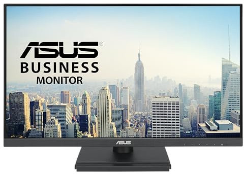 ASUS Business VA24DQFS 24 Zoll Toolless Monitor (Full HD, 100Hz, Adaptive-Sync,1ms Reaktionszeit, HDMI, DisplayPort, VGA, ergonomisches Design, werkzeuglose Montage)