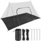 SGZIOO Moskitonetz Reise, 240x140x110cm, Mosquito Netz Reise, Leicht MüCkennetz Bett, Mosquito Netz Bett mit ReißVerschluss, Moskitozelt für Wandern Camping Angeln Garten Outdoor, Satteldach-Schwarz