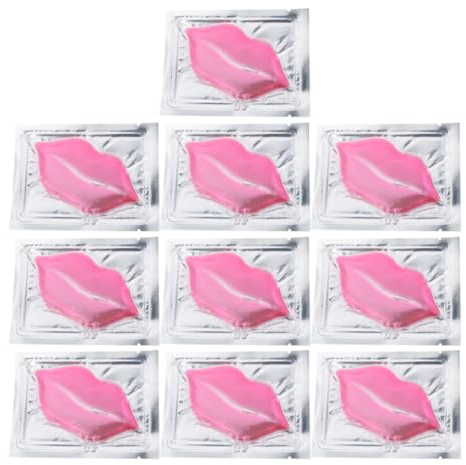 Housoutil 15 Mascarillas Nutritivas E Hidratantes de Colágeno para Labios, Cuidado Diario para Tejido Labial, Reparador y Exfoliante Delicado