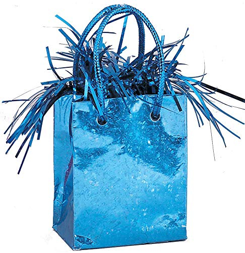 Ballongewicht - Form der Geschenktasche - Leuchtendes Blau
