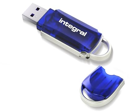 Integral - Clé USB 64 Go - Courier Bleu