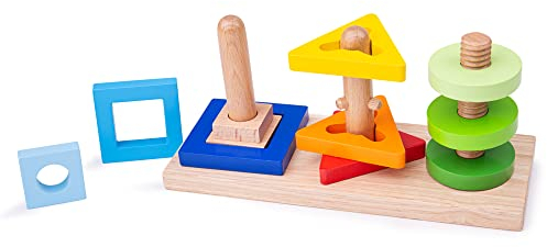Bigjigs Toys Wooden Twist and Turn Puzzle