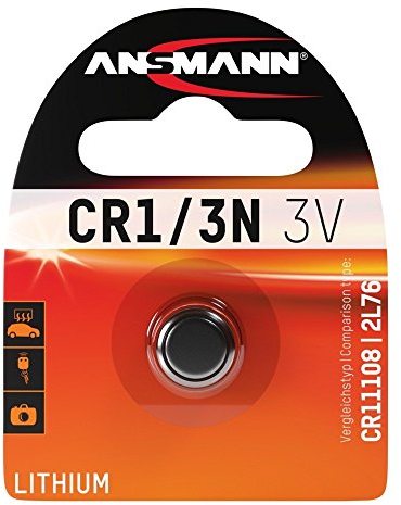 ANSMANN Lithium Batterie CR1/3N - CR11108/2L76 Batterie mit 3V und langer Haltbarkeit - Unempfindlich gegen Extremtemperaturen - Ideal für Kamera, Waage, Uhr & Fernbedienungen für Standheizungen