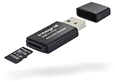 Integral Lettore di carte Micro SD, USB 3.0 per schede di memoria micro SD, microSDHC, microSDXC, adattatore di carte di memoria