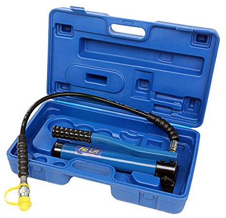 Pro-Lift-Werkzeuge Hydraulikpumpe 2-stufig Handbedienung Ölvolumen: 120cm³ hydraulische Handpumpe 700 bar Arbeitsdruck, Ölmenge: 0,12l, hydraulic pump