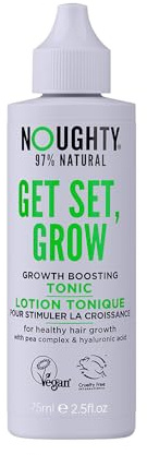 KMI Brands Noughty Get Set Grow Tonic, Leave in Treatment for Thicker and Fuller Looking Hair, 97% Natural, 75ml, White