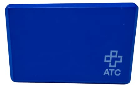 ATC Handels GmbH Yoga Block in verschiedenen Farben als Hilfsmittel für Asanas, Pilates- und Yogaübungen - Dehnungsblock, Yogaklotz, Yogaziegel, blau